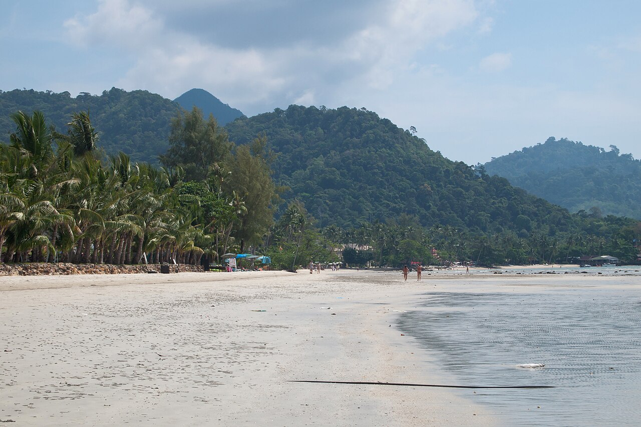 Klong Prao Beach, west coast of Ko Chang Island, Thailand