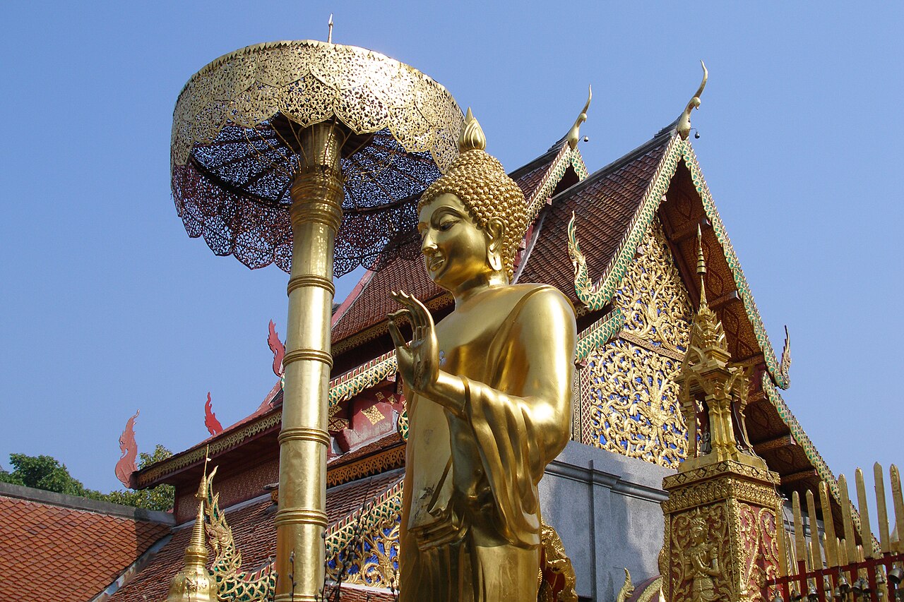 Wat Phra That Doi Suthep, Golden Buddha, Doi Suthep, Thailand