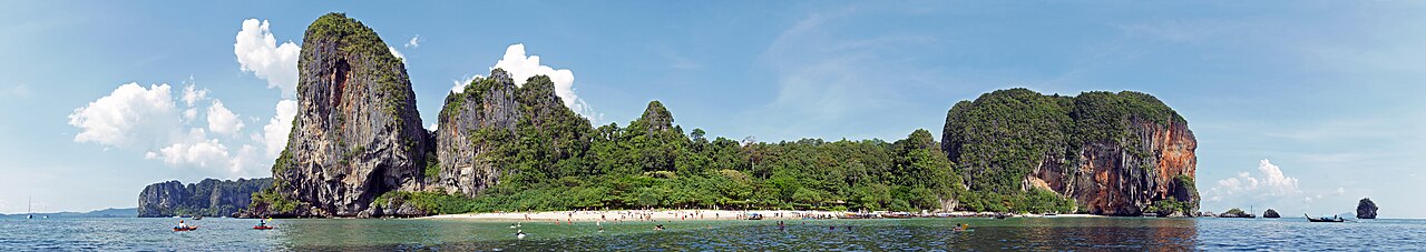 Phra Nang beach panorama edit